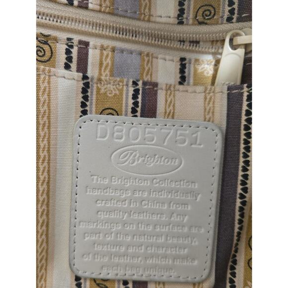 Chic BRIGHTON Barbados Zip Top Hobo Shoulder Bag leather & Braided Strap Black - Picture 15 of 15